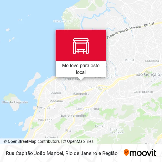 Rua Capitão João Manoel mapa