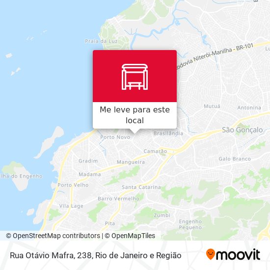 Rua Otávio Mafra, 238 mapa