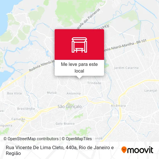 Rua Vicente De Lima Cleto, 440a mapa