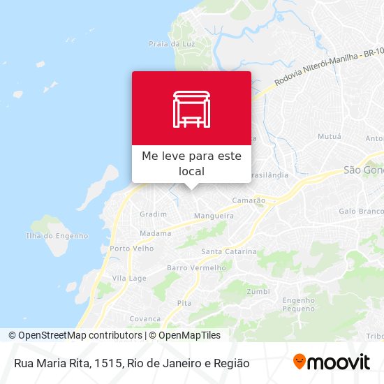 Rua Maria Rita, 1515 mapa