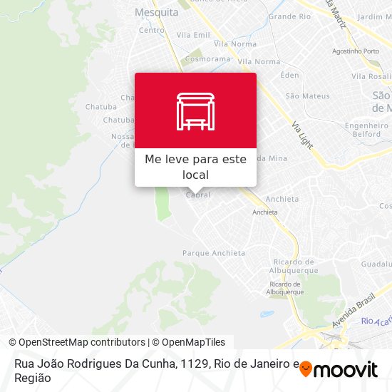 Rua João Rodrigues Da Cunha, 1129 mapa