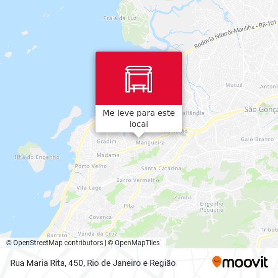 Rua Maria Rita, 450 mapa