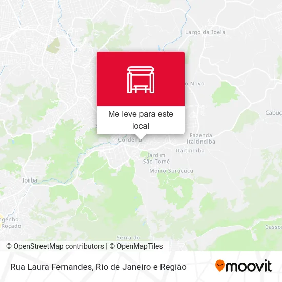 Rua Laura Fernandes mapa