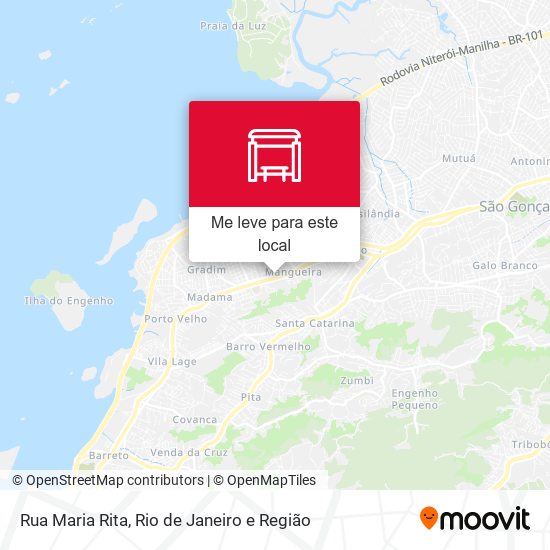 Rua Maria Rita mapa
