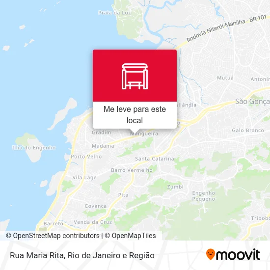 Rua Maria Rita mapa