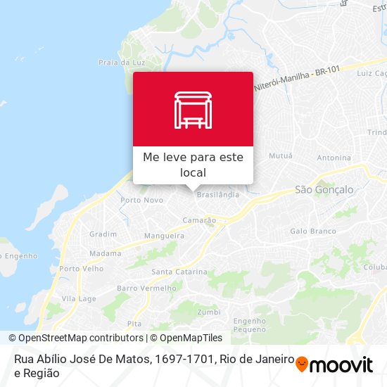 Rua Abílio José De Matos, 1697-1701 mapa