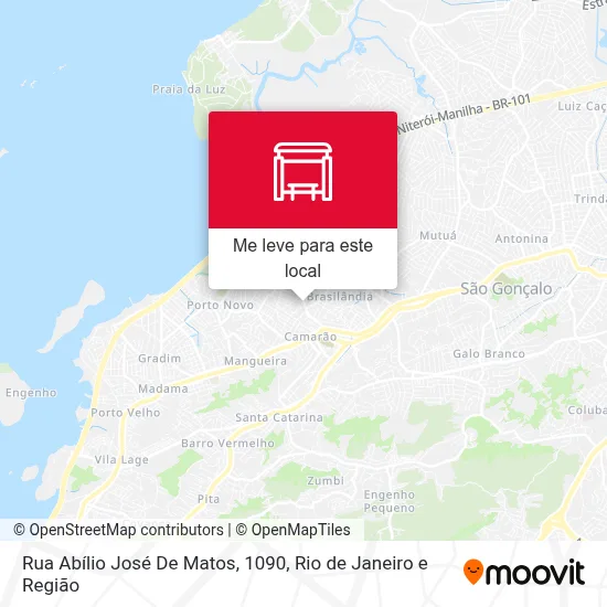 Rua Abílio José De Matos, 1090 mapa