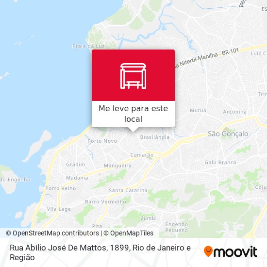 Rua Abílio José De Mattos, 1899 mapa