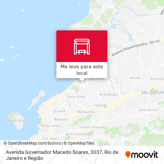 Avenida Governador Macedo Soares, 3037 mapa