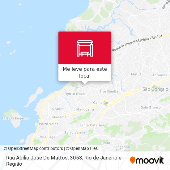 Rua Abílio José De Mattos, 3053 mapa