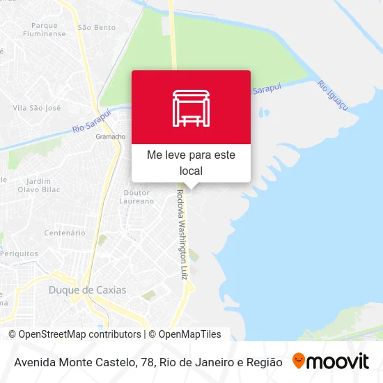 Avenida Monte Castelo, 78 mapa