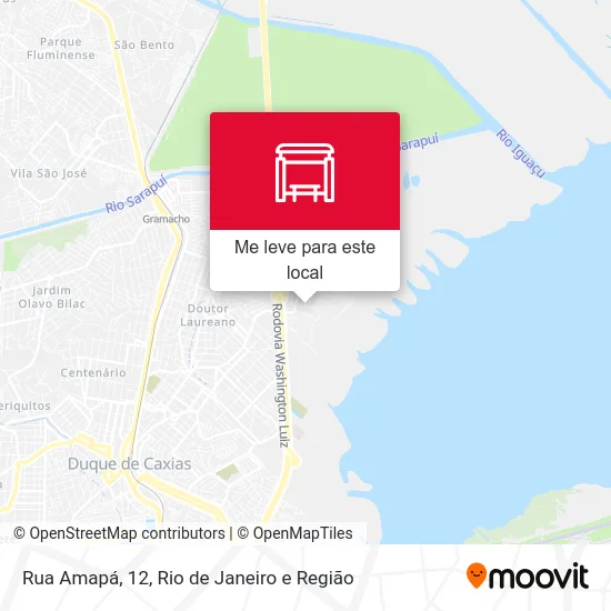 Rua Amapá, 12 mapa