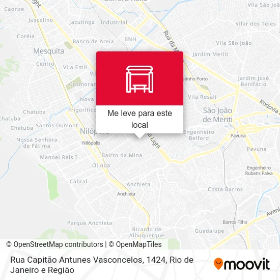 Rua Capitão Antunes Vasconcelos, 1424 mapa