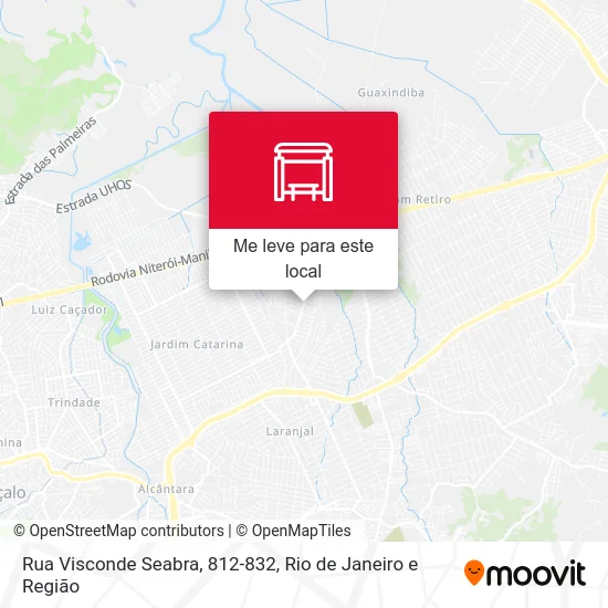 Rua Visconde Seabra, 812-832 mapa