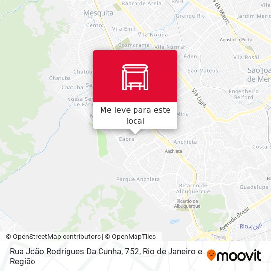 Rua João Rodrigues Da Cunha, 752 mapa