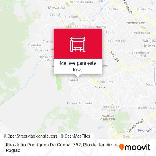 Rua João Rodrigues Da Cunha, 752 mapa