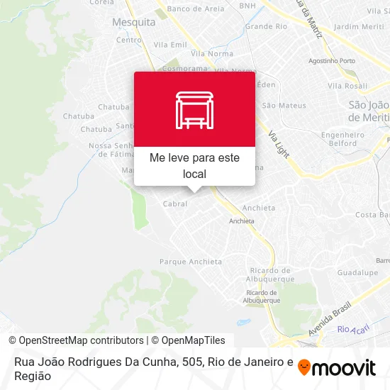 Rua João Rodrigues Da Cunha, 505 mapa