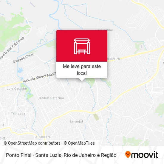 Ponto Final - Santa Luzia mapa