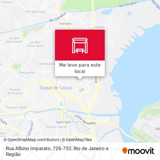 Rua Albino Imparato, 726-752 mapa