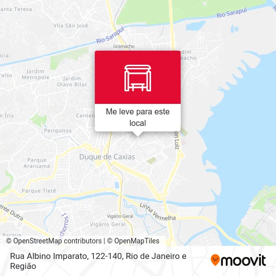 Rua Albino Imparato, 122-140 mapa