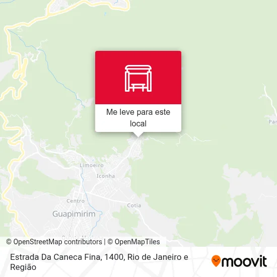 Estrada Da Caneca Fina, 1400 mapa