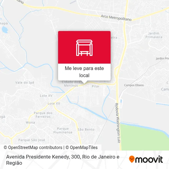 Avenida Presidente Kenedy, 300 mapa