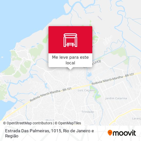 Estrada Das Palmeiras, 1015 mapa