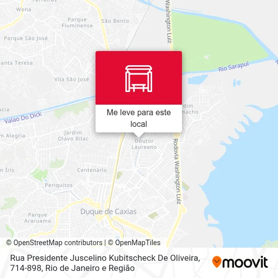 Rua Presidente Juscelino Kubitscheck De Oliveira, 714-898 mapa