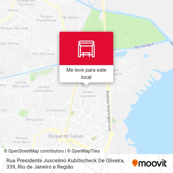 Rua Presidente Juscelino Kubitscheck De Oliveira, 339 mapa