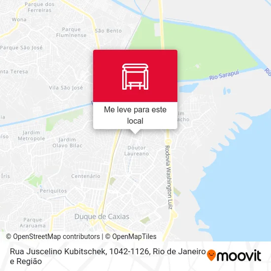 Rua Juscelino Kubitschek, 1042-1126 mapa