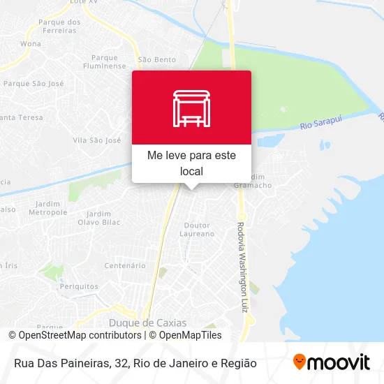 Rua Das Paineiras, 32 mapa