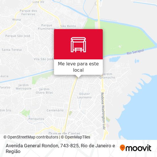 Avenida General Rondon, 743-825 mapa