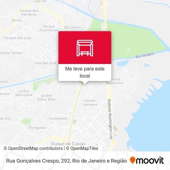 Rua Gonçalves Crespo, 292 mapa