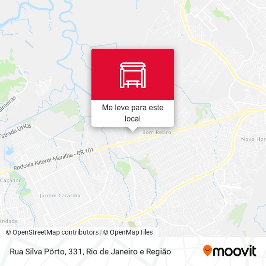 Rua Silva Pôrto, 331 mapa