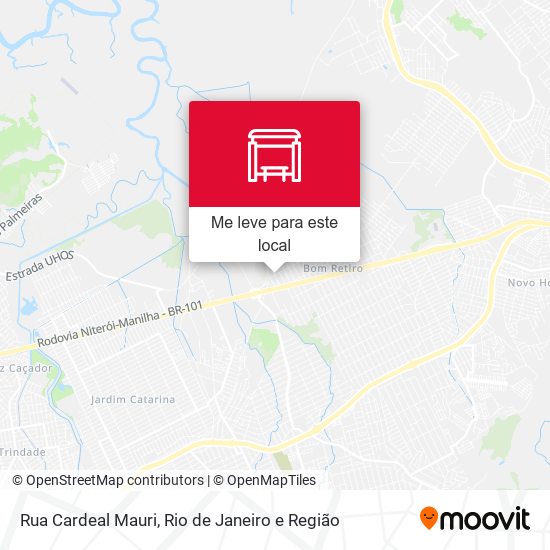 Rua Cardeal Mauri mapa