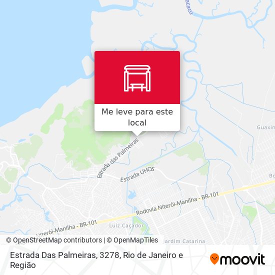 Estrada Das Palmeiras, 3278 mapa