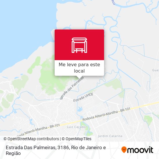 Estrada Das Palmeiras, 3186 mapa