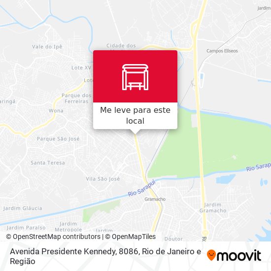 Avenida Presidente Kennedy, 8086 mapa