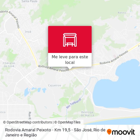 Rodovia Amaral Peixoto - Km 19,5 - São José mapa