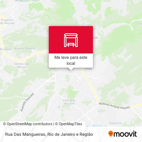 Rua Das Mangueiras mapa