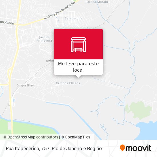 Rua Itapecerica, 757 mapa