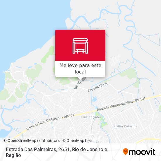 Estrada Das Palmeiras, 2651 mapa