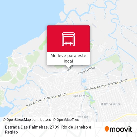 Estrada Das Palmeiras, 2709 mapa