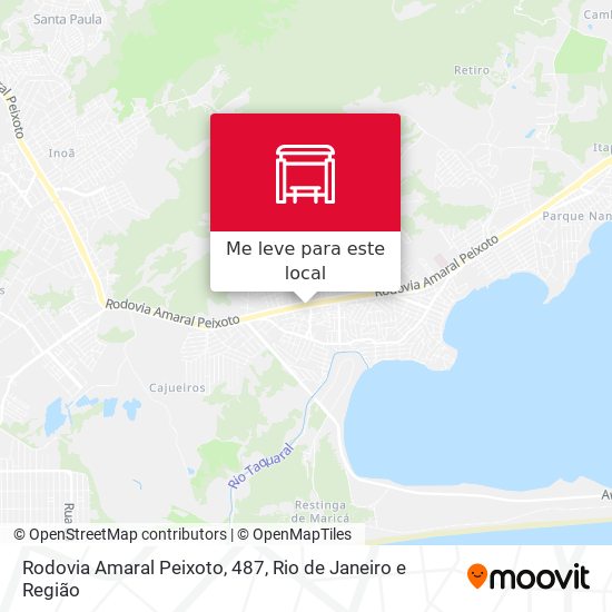 Rodovia Amaral Peixoto, 487 mapa