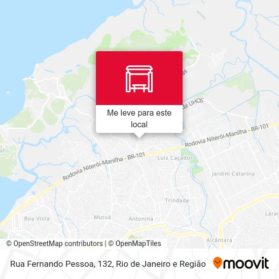 Rua Fernando Pessoa, 132 mapa