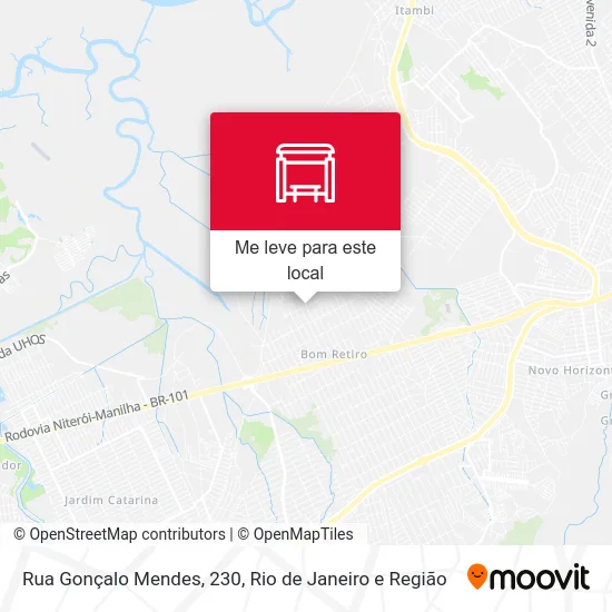 Rua Gonçalo Mendes, 230 mapa