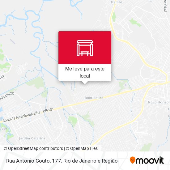Rua Antonio Couto, 177 mapa