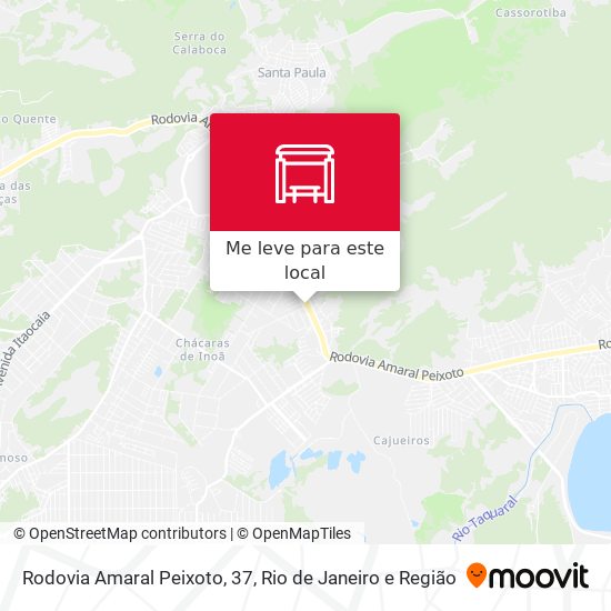 Rodovia Amaral Peixoto, 37 mapa