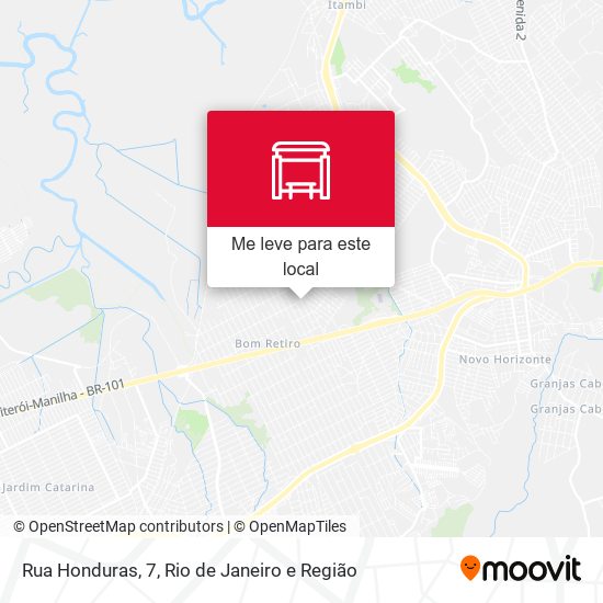 Rua Honduras, 7 mapa