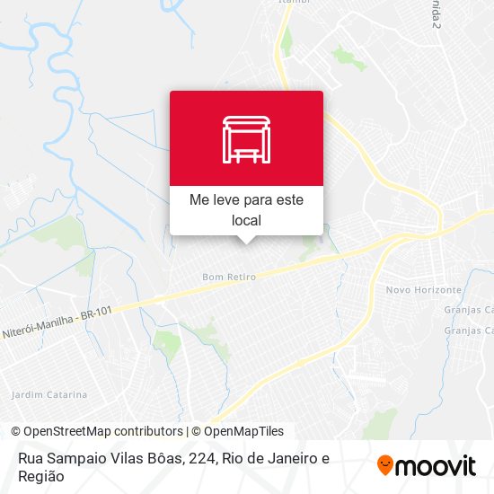 Rua Sampaio Vilas Bôas, 224 mapa